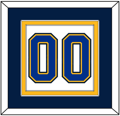 St. Louis Number (Back) - Road White (2014-2017) - Signature Tier 5