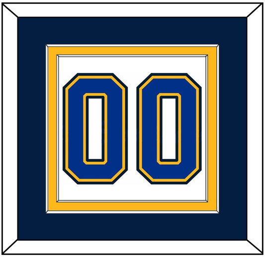 St. Louis Number (Back) - Home/Road White (1998-2007) - Signature Tier 5