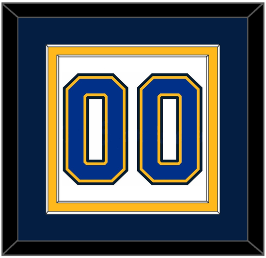 St. Louis Number (Back) - Home/Road White (1998-2007) - Signature Tier 5