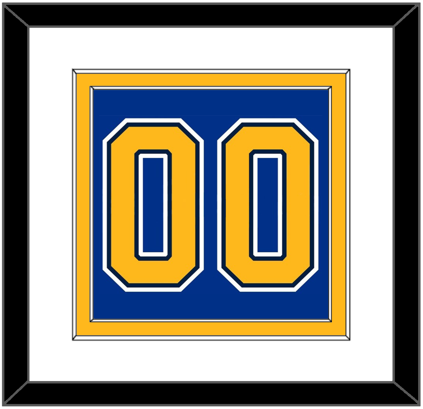 St. Louis Number (Back) - Home Blue (2014-2017) - Signature Tier 1