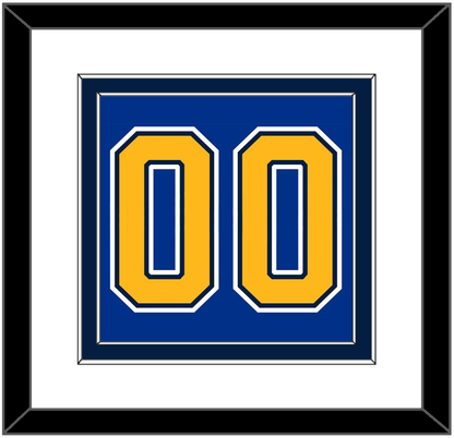 St. Louis Number (Back) - Home Blue (2007-2014) - Signature Tier 2