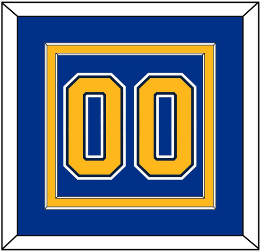 St. Louis Number (Back) - Home Blue (2007-2014) - Signature Tier 3