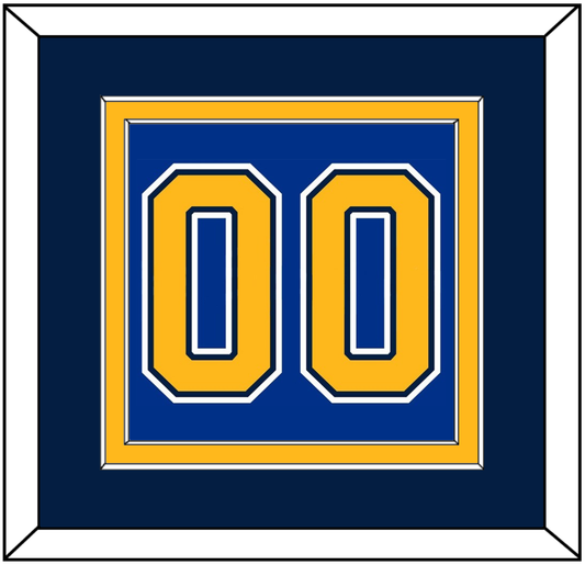 St. Louis Number (Back) - Home Blue (2007-2014) - Signature Tier 4
