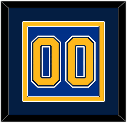 St. Louis Number (Back) - Home Blue (2007-2014) - Signature Tier 4