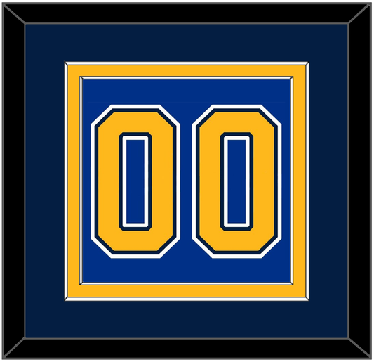 St. Louis Number (Back) - Home Blue (2007-2014) - Signature Tier 4