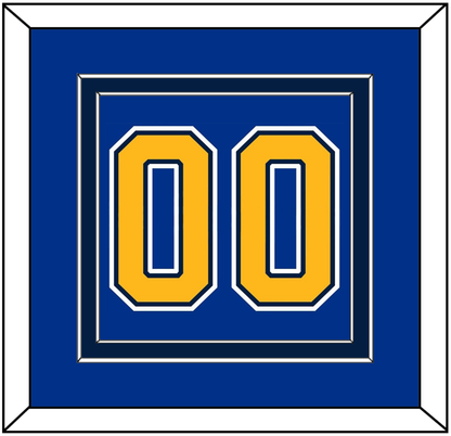 St. Louis Number (Back) - Road/Home Blue (1998-2007) - Signature Tier 5
