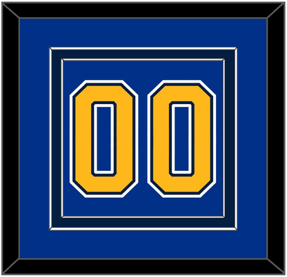 St. Louis Number (Back) - Road/Home Blue (1998-2007) - Signature Tier 5