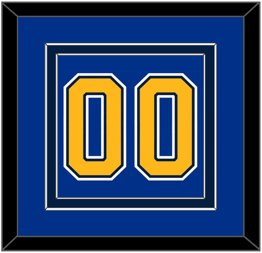 St. Louis Number (Back) - Road/Home Blue (1998-2007) - Signature Tier 5