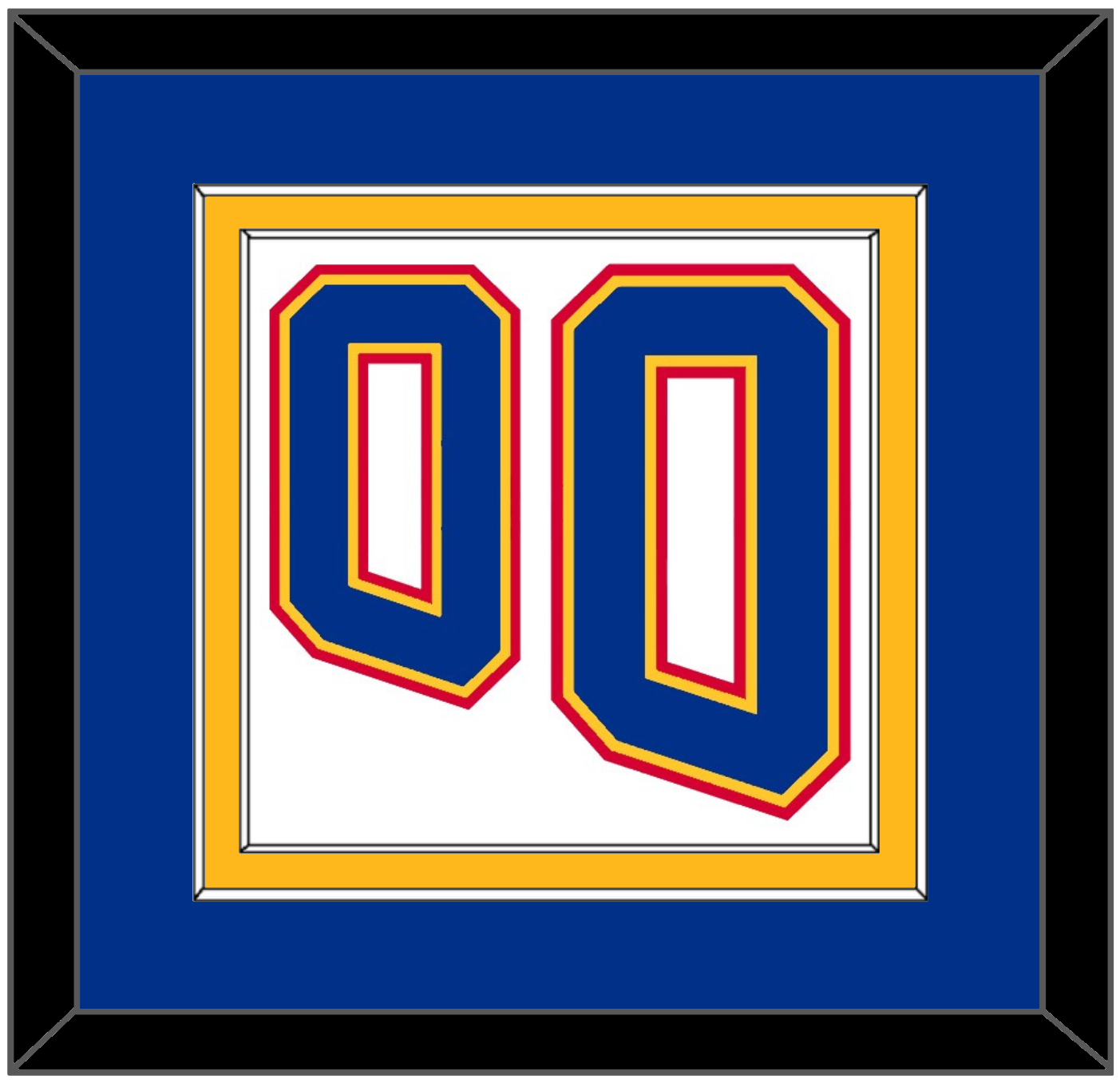St. Louis Number (Back) - Home White (1995-1998) - Signature Tier 2