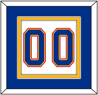 St. Louis Number (Back) - Home White (1992-1995) - Signature Tier 2