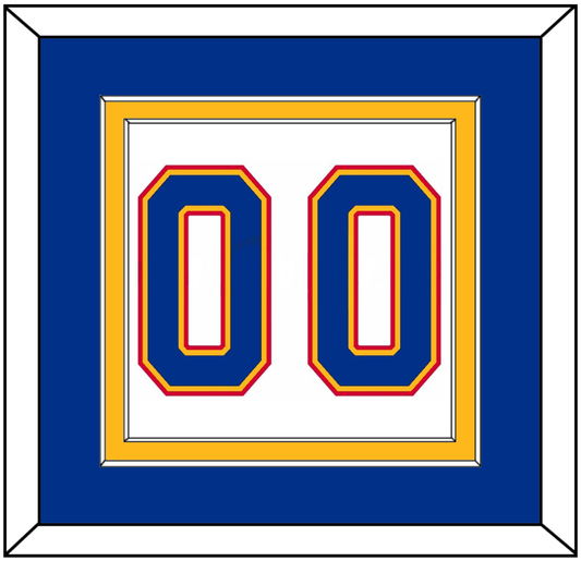 St. Louis Number (Back) - Home White (1992-1995) - Signature Tier 2