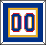 St. Louis Number (Back) - Home White (1992-1995) - Double Mat 2