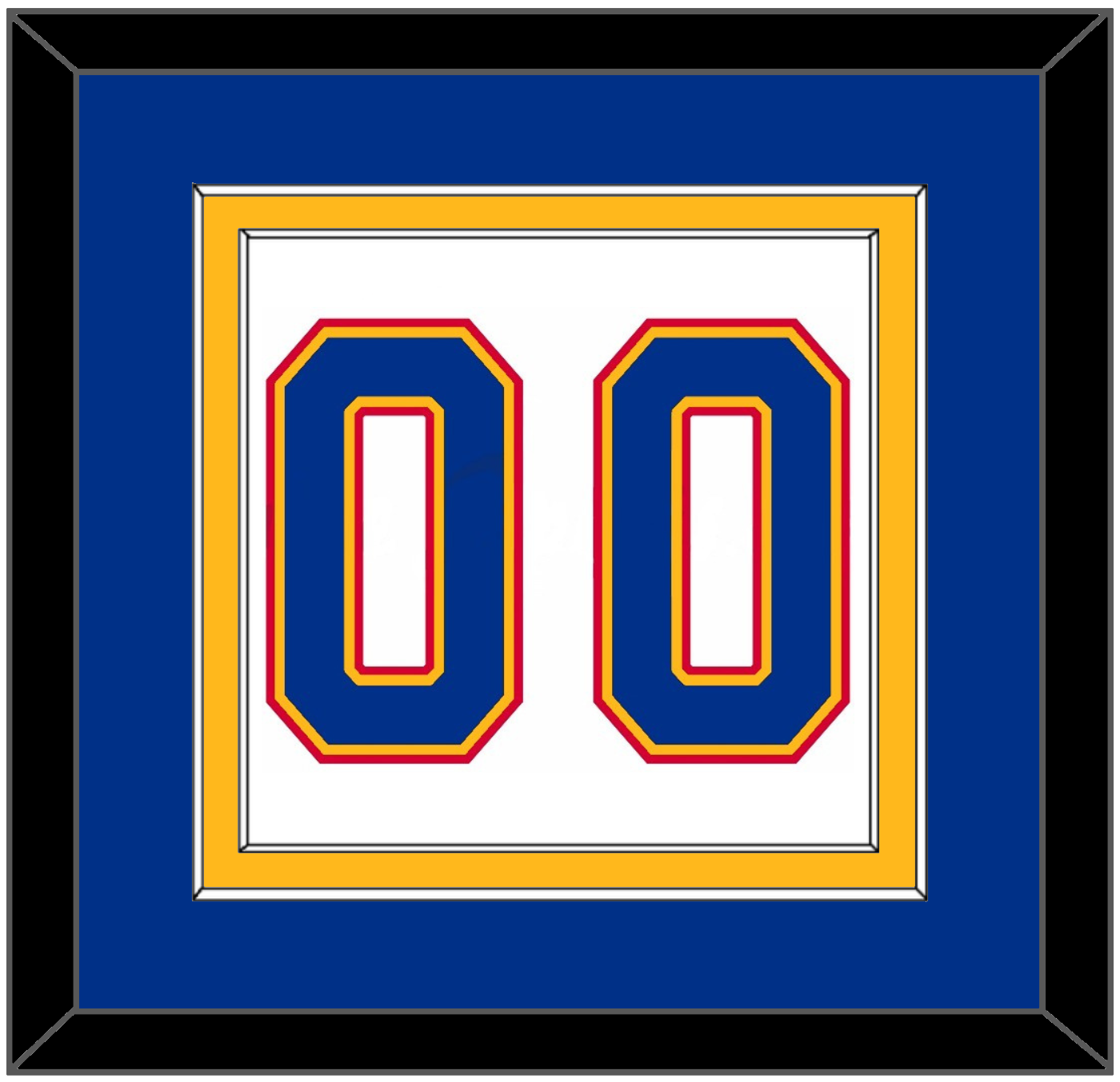 St. Louis Number (Back) - Home White (1992-1995) - Signature Tier 2