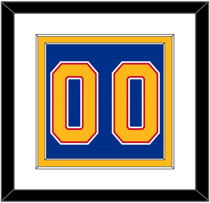 St. Louis Number (Back) - Road Blue (1992-1995) - Signature Tier 1