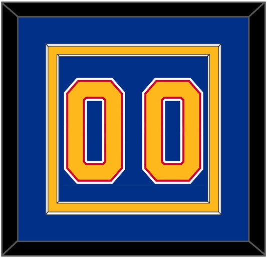 St. Louis Number (Back) - Road Blue (1992-1995) - Signature Tier 2