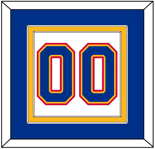 St. Louis Number (Back) - Home White (1985-1987) - Signature Tier 2