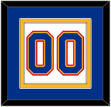 St. Louis Number (Back) - Home White (1985-1987) - Double Mat 2