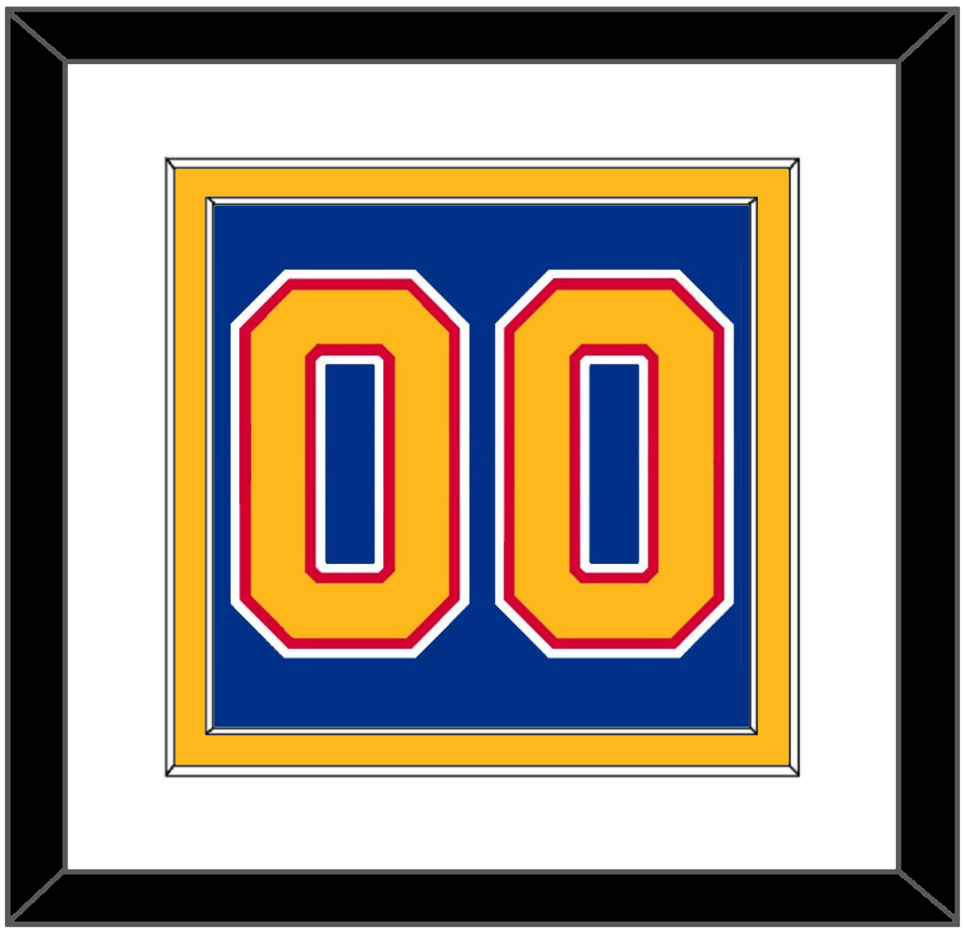 St. Louis Number (Back) - Road Blue (1985-1987) - Signature Tier 1