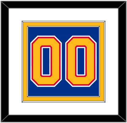 St. Louis Number (Back) - Road Blue (1985-1987) - Signature Tier 1