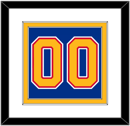 St. Louis Number (Back) - Road Blue (1985-1987) - Signature Tier 1