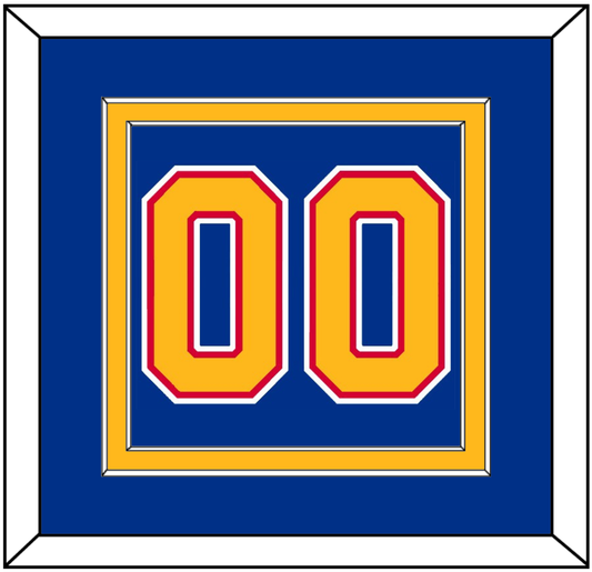 St. Louis Number (Back) - Road Blue (1985-1987) - Signature Tier 2