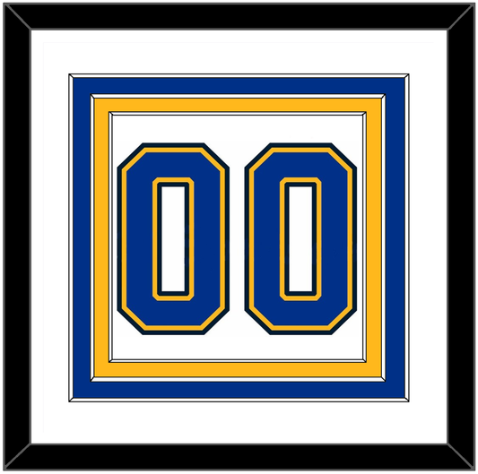 St. Louis Number (Back) - Road White (2017-2025) - Premier Tier 1