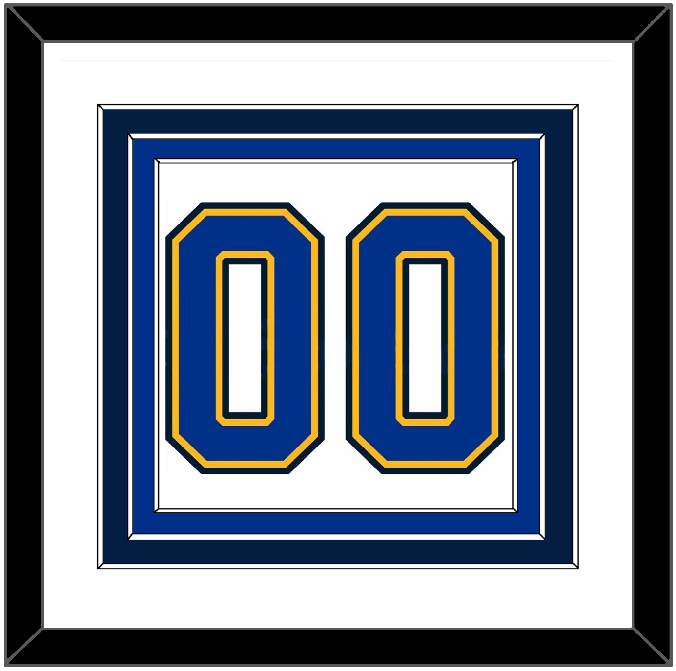 St. Louis Number (Back) - Road White (2014-2017) - Premier Tier 3
