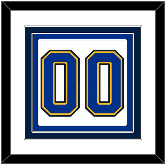 St. Louis Number (Back) - Road White (2017-2025) - Premier Tier 3