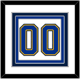 St. Louis Number (Back) - Home/Road White (1998-2007) - Triple Mat 3