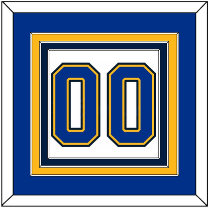 St. Louis Number (Back) - Road White (2014-2017) - Premier Tier 4