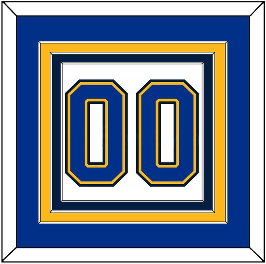 St. Louis Number (Back) - Road White (2017-2025) - Premier Tier 4