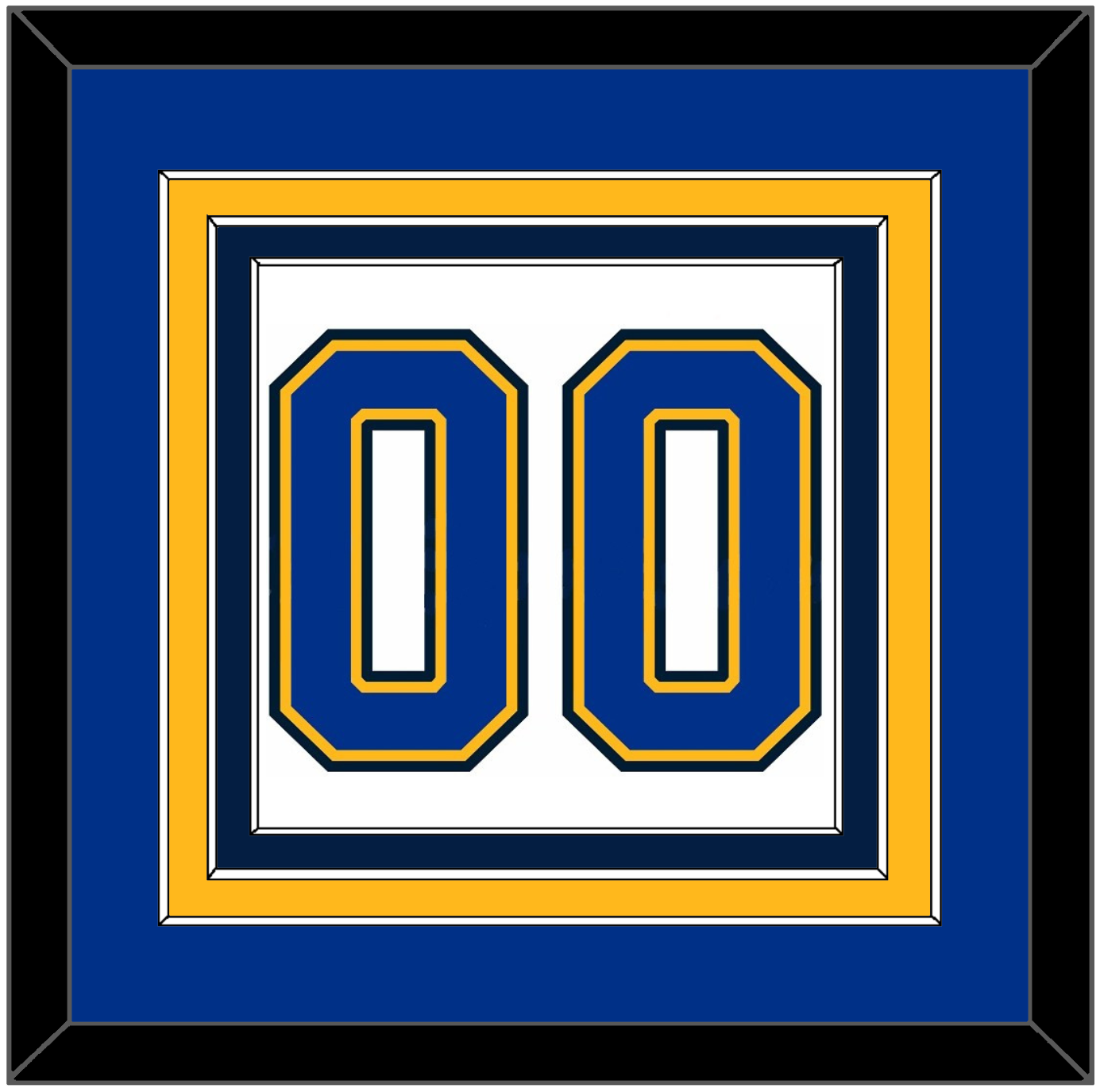 St. Louis Number (Back) - Road White (2014-2017) - Premier Tier 4