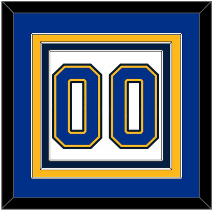 St. Louis Number (Back) - Road White (2014-2017) - Premier Tier 4