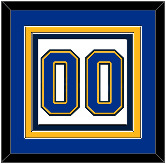 St. Louis Number (Back) - Road White (2017-2025) - Premier Tier 4