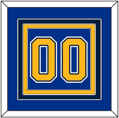 St. Louis Number (Back) - Home Blue (2007-2014) - Premier Tier 2