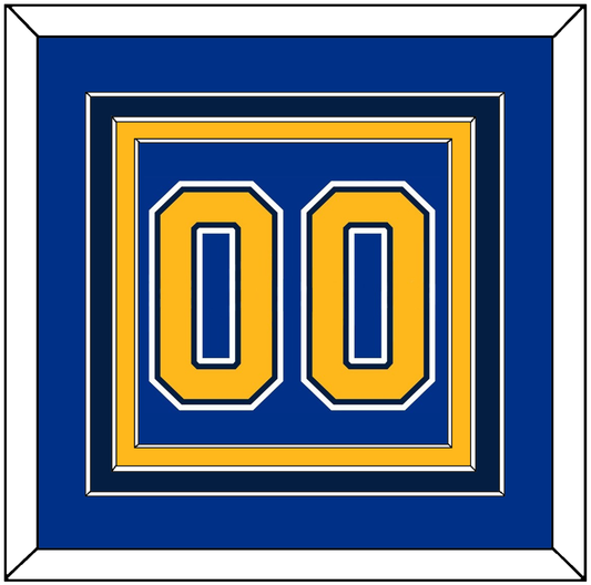 St. Louis Number (Back) - Home Blue (2014-2017) - Premier Tier 2