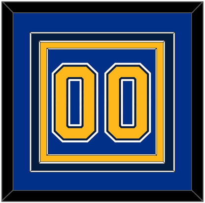 St. Louis Number (Back) - Home Blue (2007-2014) - Premier Tier 2