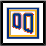 St. Louis Number (Back) - Home White (1995-1998) - Triple Mat 1