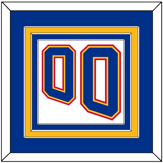 St. Louis Number (Back) - Home White (1995-1998) - Premier Tier 3