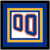 St. Louis Number (Back) - Home White (1995-1998) - Triple Mat 3