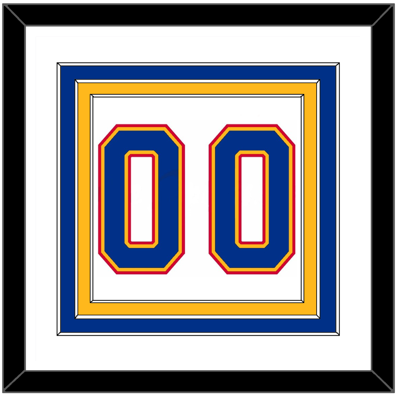 St. Louis Number (Back) - Home White (1992-1995) - Premier Tier 1