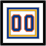 St. Louis Number (Back) - Home White (1992-1995) - Triple Mat 1