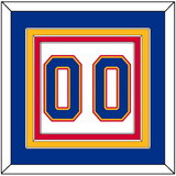 St. Louis Number (Back) - Home White (1992-1995) - Triple Mat 2