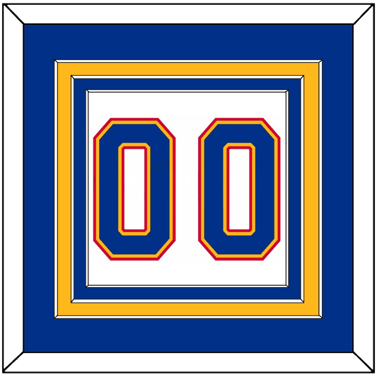 St. Louis Number (Back) - Home White (1992-1995) - Premier Tier 3