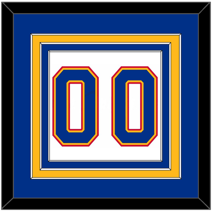 St. Louis Number (Back) - Home White (1992-1995) - Premier Tier 3