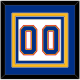 St. Louis Number (Back) - Home White (1992-1995) - Triple Mat 3