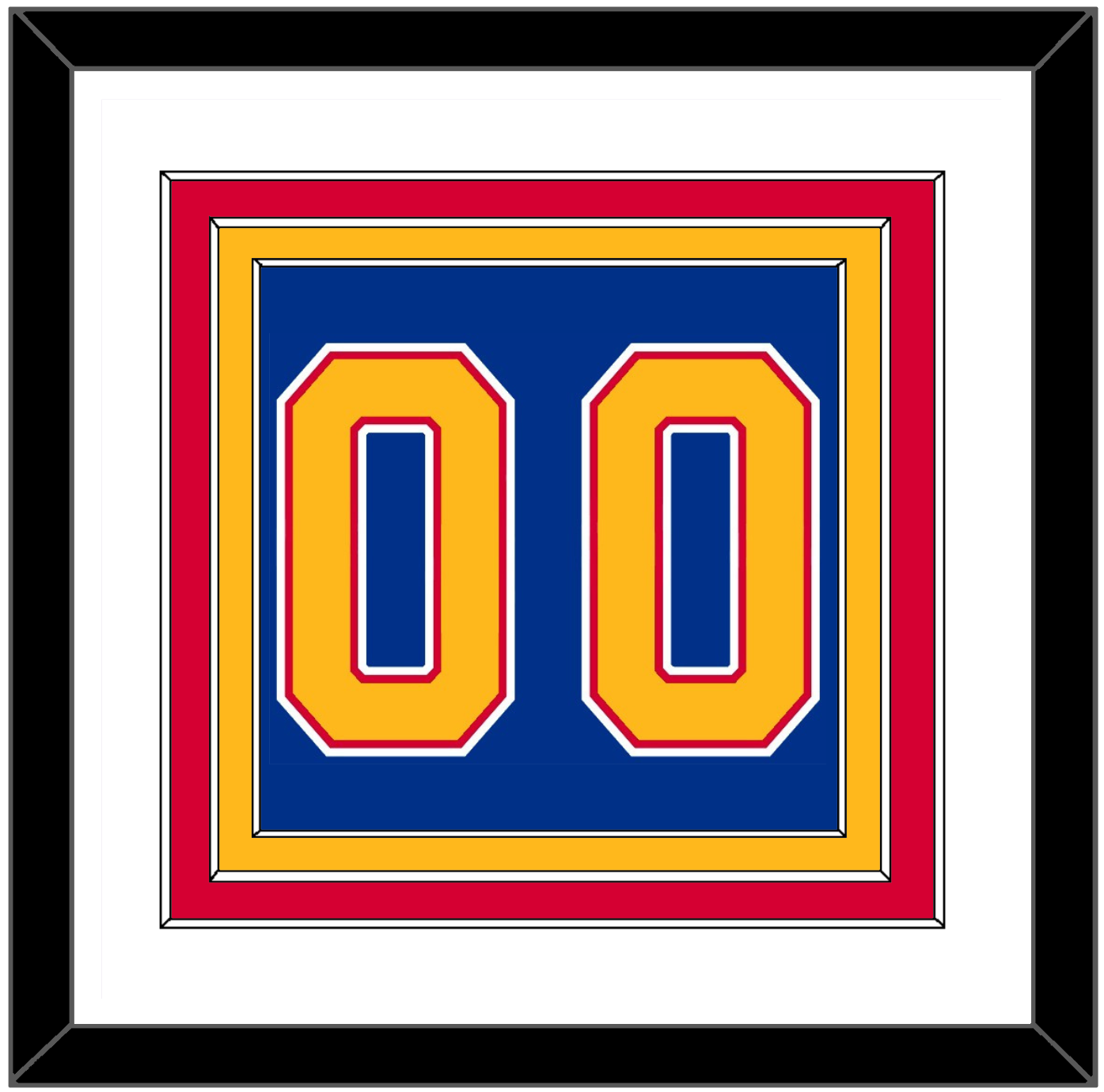 St. Louis Number (Back) - Road Blue (1992-1995) - Premier Tier 1