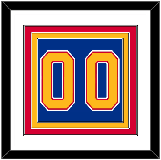 St. Louis Number (Back) - Road Blue (1992-1995) - Premier Tier 1