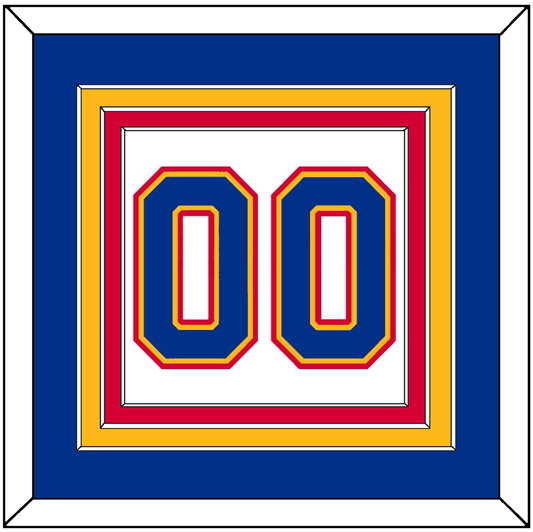 St. Louis Number (Back) - Home White (1985-1987) - Premier Tier 2