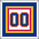 St. Louis Number (Back) - Home White (1985-1987) - Triple Mat 2